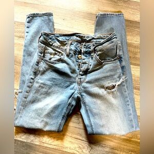 American Eagle Outfitters Blue Straight Leg Jeans